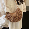 Bolso Bandolera IbizaBreeze – Tejido Artesanal y Ligero con Borla para Playa y Verano