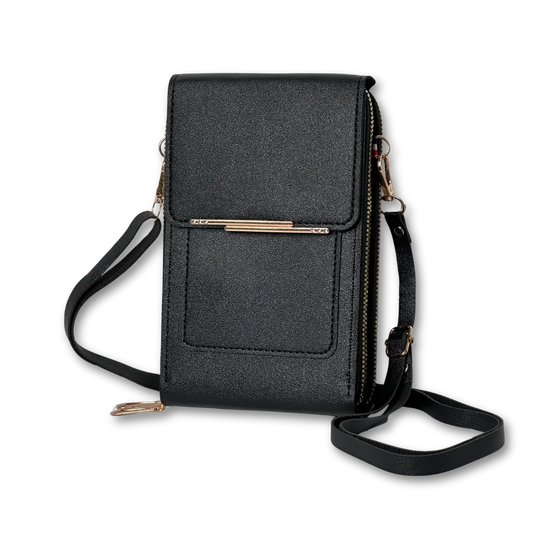 Bolso Mila — mini bandolera para el móvil con ventana táctil