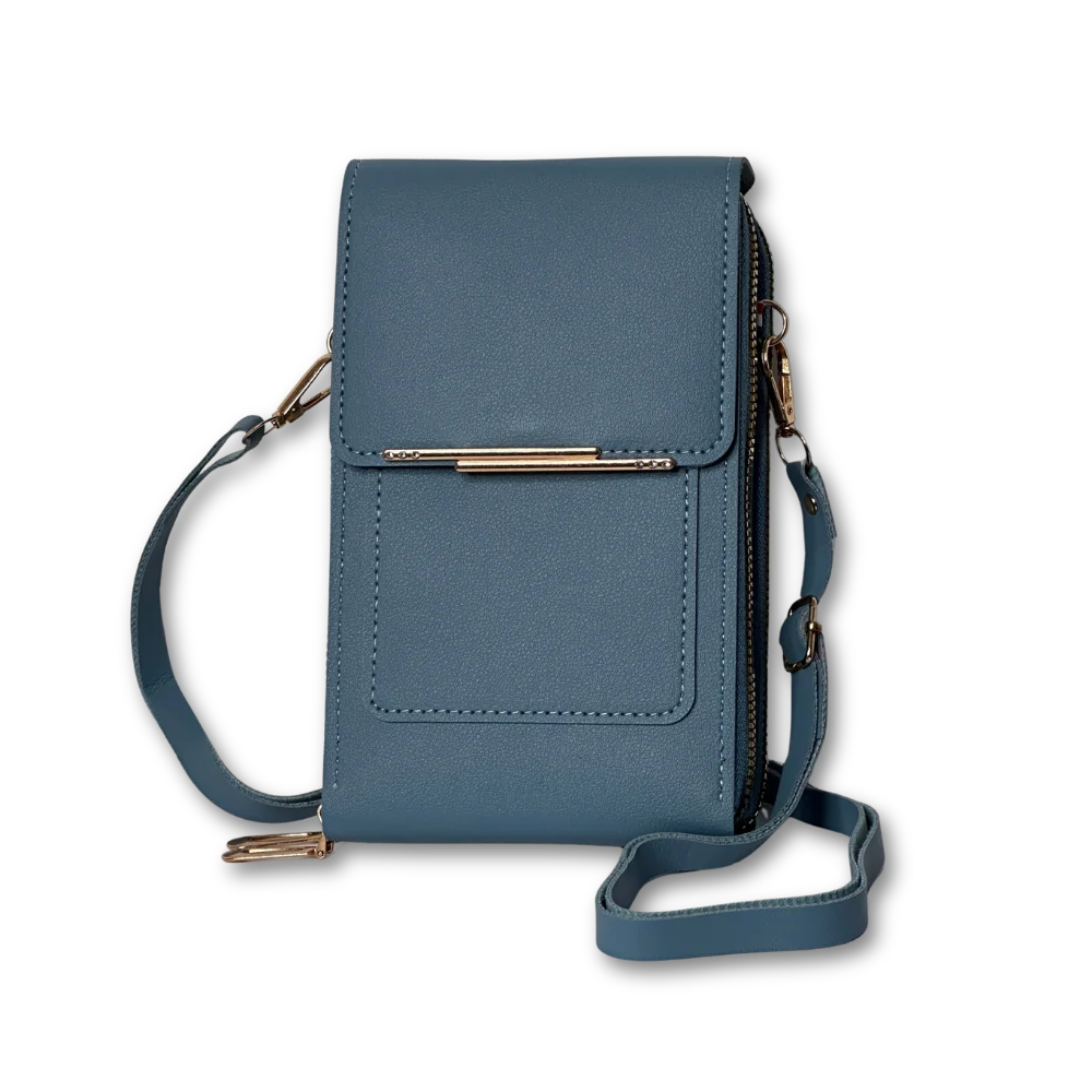 Bolso Mila — mini bandolera para el móvil con ventana táctil