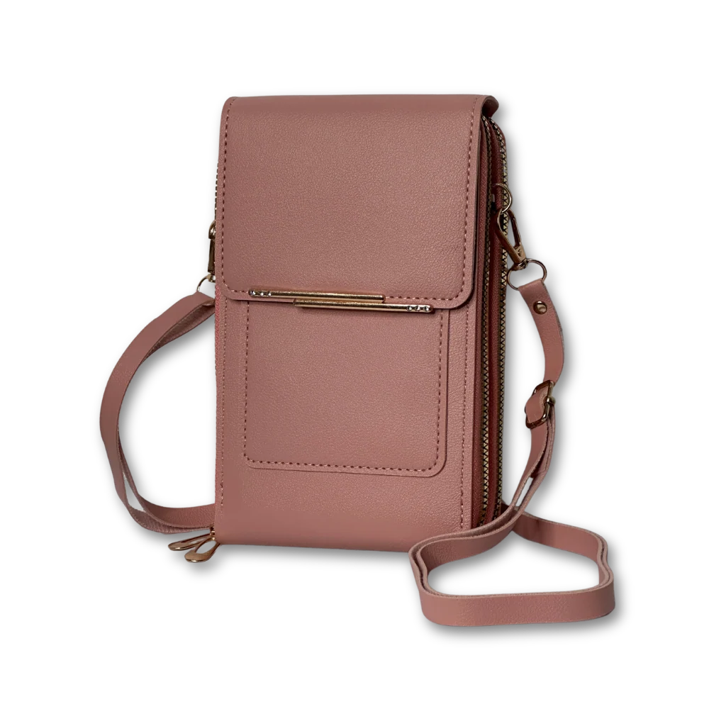 Bolso Mila — mini bandolera para el móvil con ventana táctil