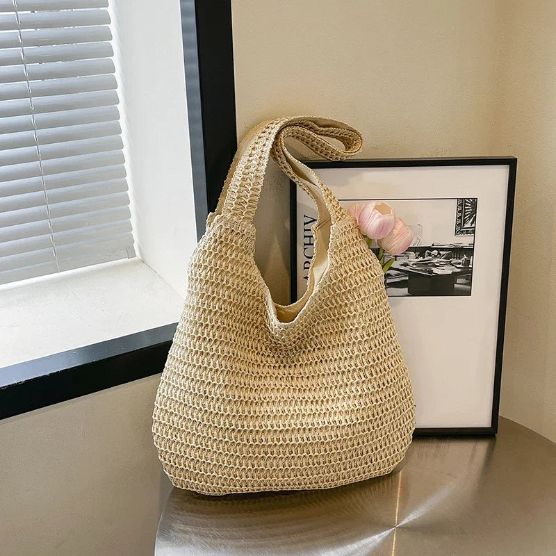 Bolsos de Hombro de Ratán