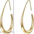 Pendientes de aro colgantes
