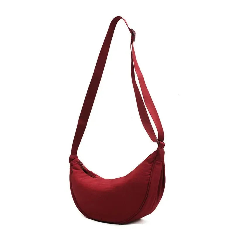 Bolso Brisa cruzado antirrobo color rojo
