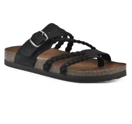Sandalias de corcho con correa trenzada