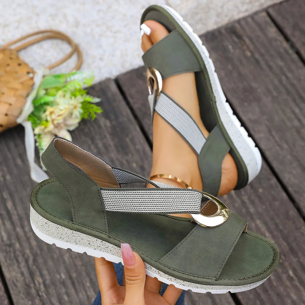 Sandalias De plataforma cómodas para Mujer